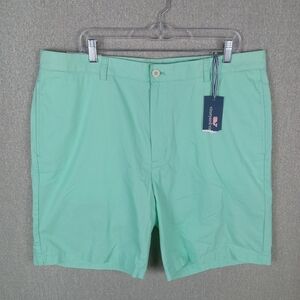 Vineyard Vines Club Shorts Mens 38 Hammock Green 9" Inseam Summer Casual Preppy